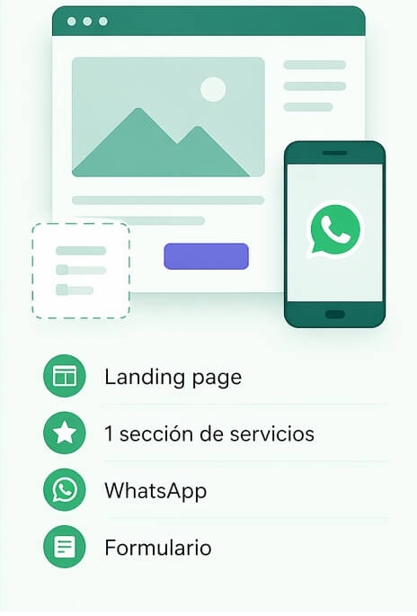 Ejemplo del plan Básica de diseño web