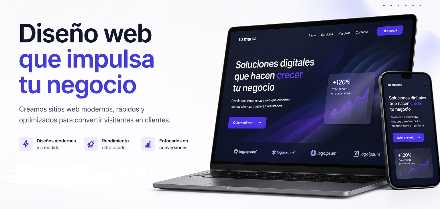 Presentación de los servicios de diseño web de Innova Web UY