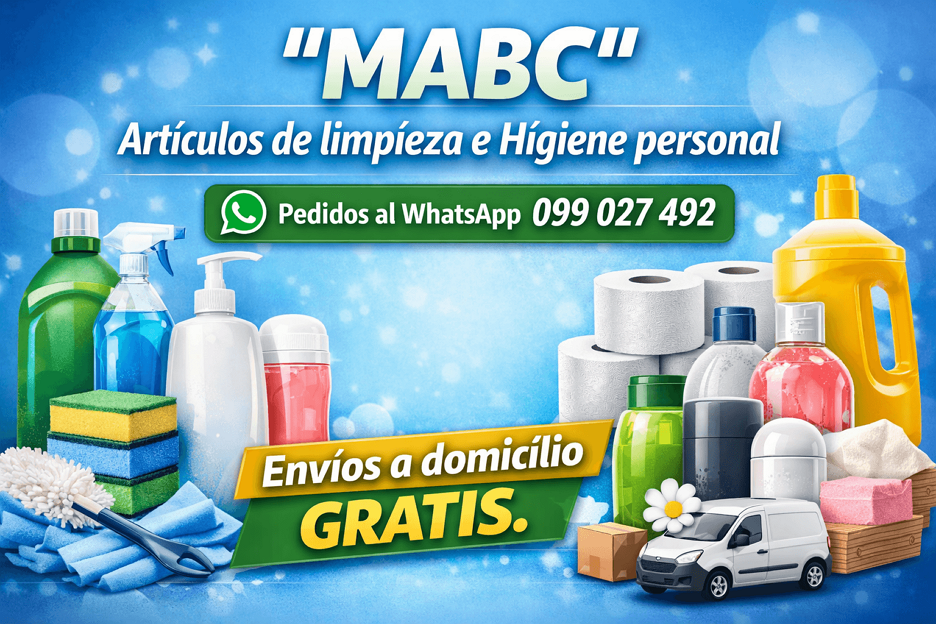 Artículos de limpieza en Mercedes Uruguay envío a domicilio